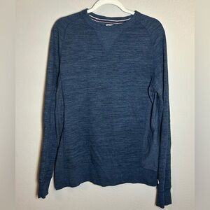 Champion French Terry Pullover Crewneck Sweatshirt Mens Size S Blue Authentic